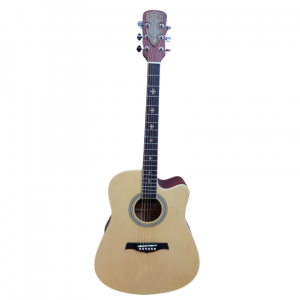 Crusader Natural Semi-Acoustic Guitar 41 inch