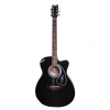 Givsan Black Semi-Acoustic Guitar